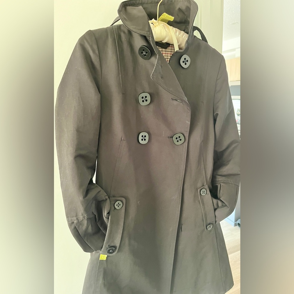 Soia & Kyo Black Trench Coat - Picture 8 of 8